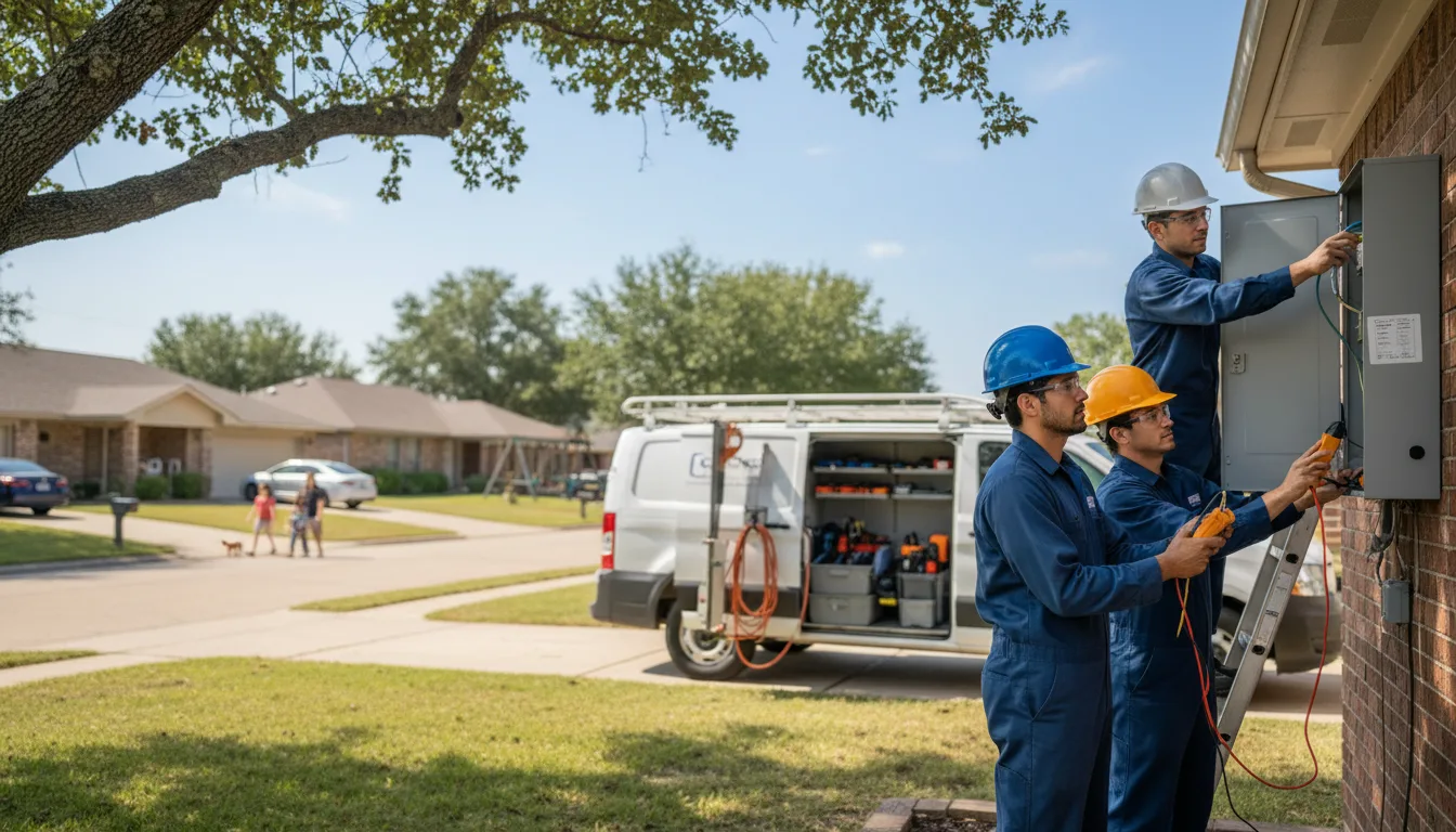 Certified electrician providing emergency electrical services in German Valley, IL